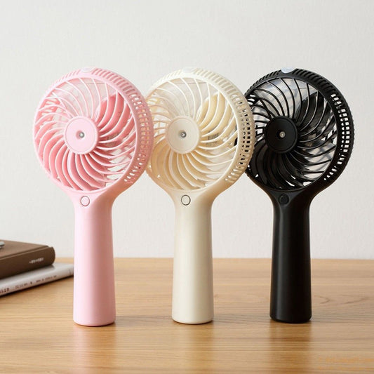 Portable mini rechargeable fan
